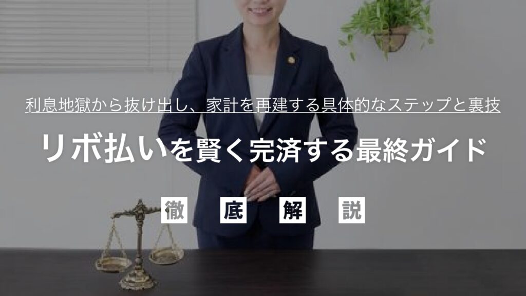 【もう悩まない！】クレジットカードのリボ払い、賢く完済する最終ガイド | 利息地獄から抜け出し、家計を再建する具体的なステップと裏技を徹底解説！
